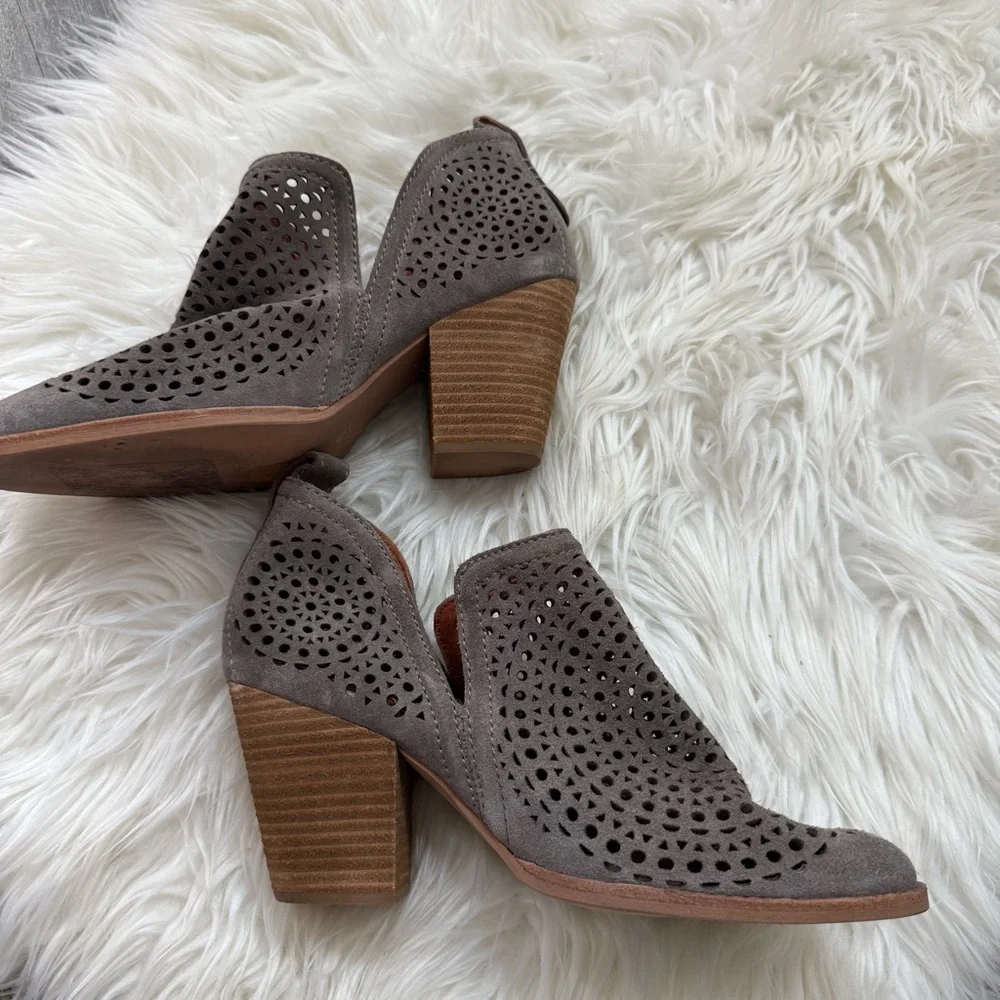 Jeffrey Campbell // Rosalie Cutout Suede Bootie